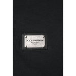 Dolce & Gabbana Black Logo Full Zip Hooded Men Sweatshirt Sweater