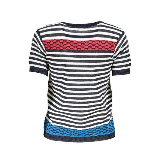 Desigual Blue Cotton Women Sweater DE-37532-M