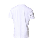Dolce & Gabbana White Logo Embroidery Crew Neck T-shirt