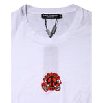 Dolce & Gabbana White DG LOVE Patch Short Sleeves T-shirt