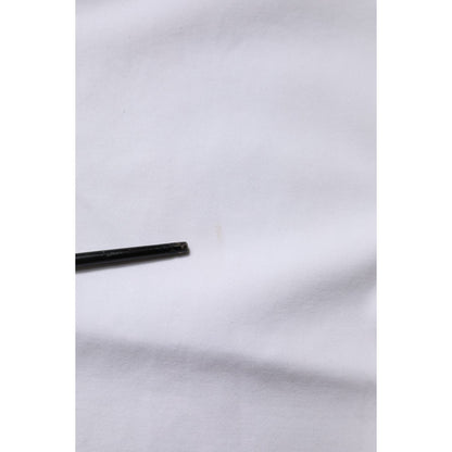 Dolce & Gabbana White Logo Embellish Short Sleeves T-shirt