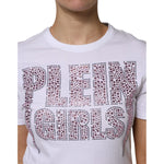 Philipp Plein White Embellished CrewNeck Short Sleeve T-shirt
