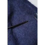 Ballantyne Dark Blue Long Sleeves Overcoat Cardigan Sweater TSH87624-42