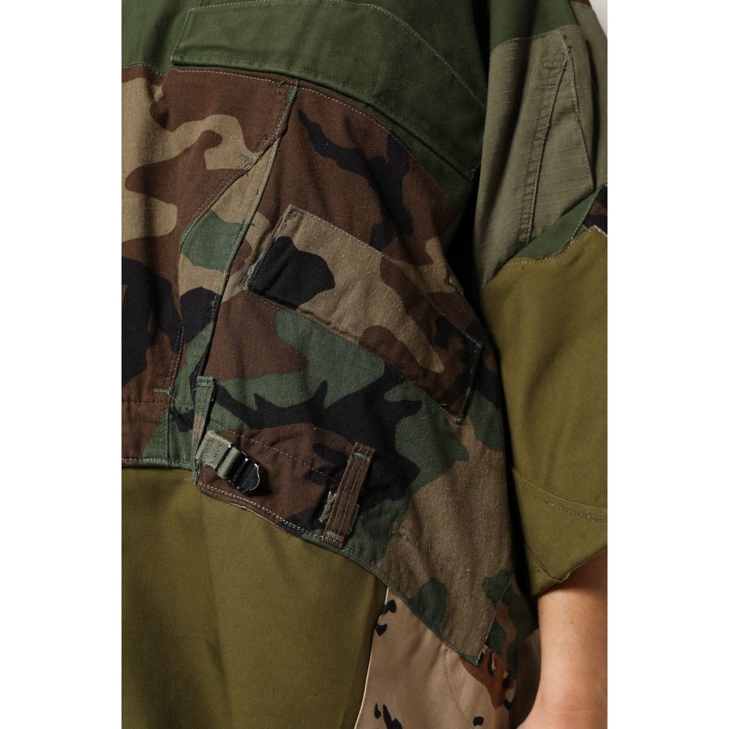 Dolce & Gabbana Multicolor Camouflage Oversized Top T-shirt