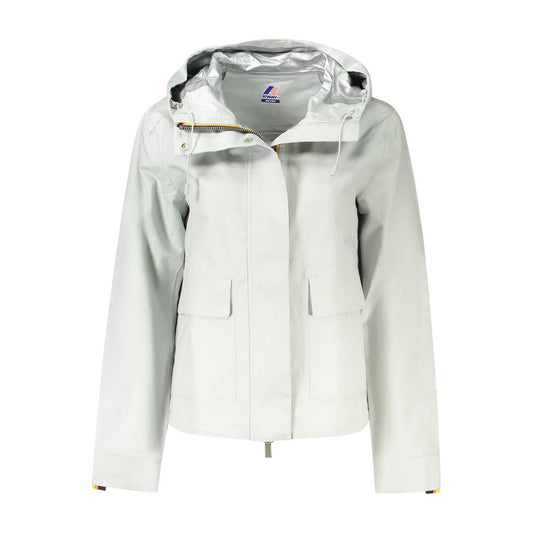 K-WAY Gray Linen Women Jacket KW-34238-S