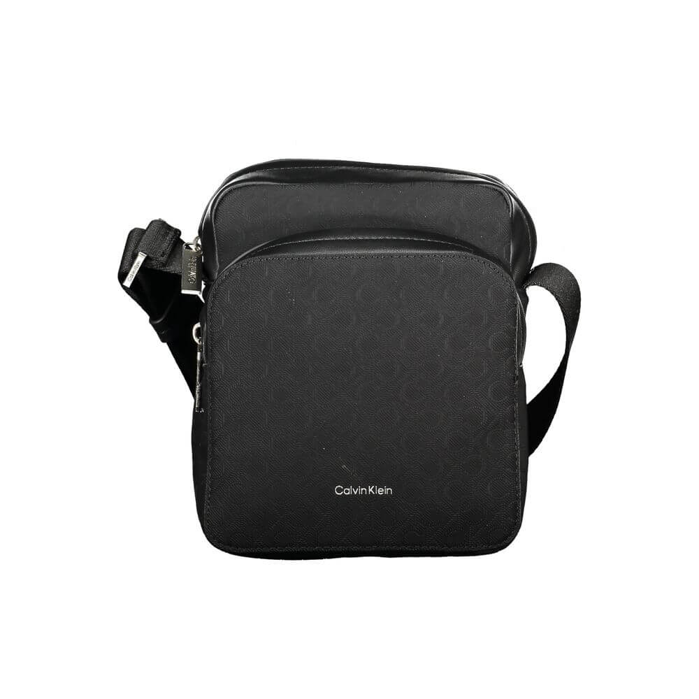 Front view with bag zipped and handles upright.