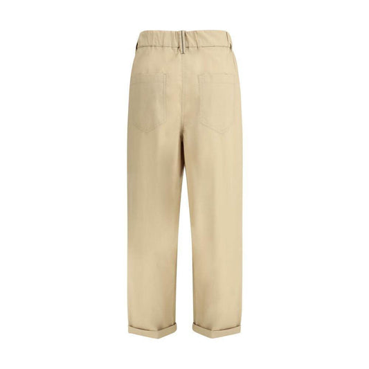 Brunello Cucinelli Cotton Elasticated Pants BR-M0H93P8907C2871-48