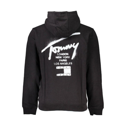 Tommy Hilfiger Black Cotton Men Sweater TO-22734-S