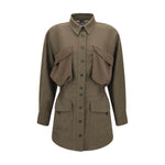 PINKO Linen Shirt Jacket PI-105017A2I9S1C-IT40 | M
