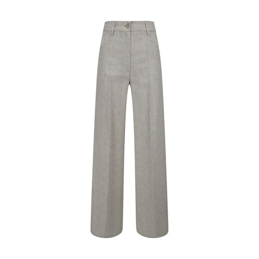 Forte_Forte Gray Viscose Casual Pants