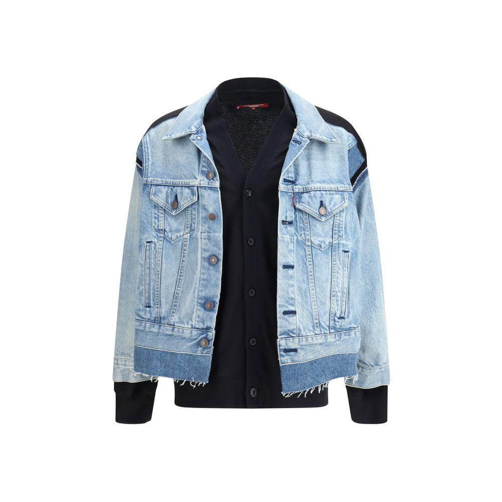 Junya Watanabe Denim Jacket with Cardigan JU-WOJ2061-S