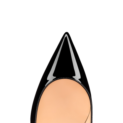 Christian Louboutin Black Patent Leather Kate Décolleté 100