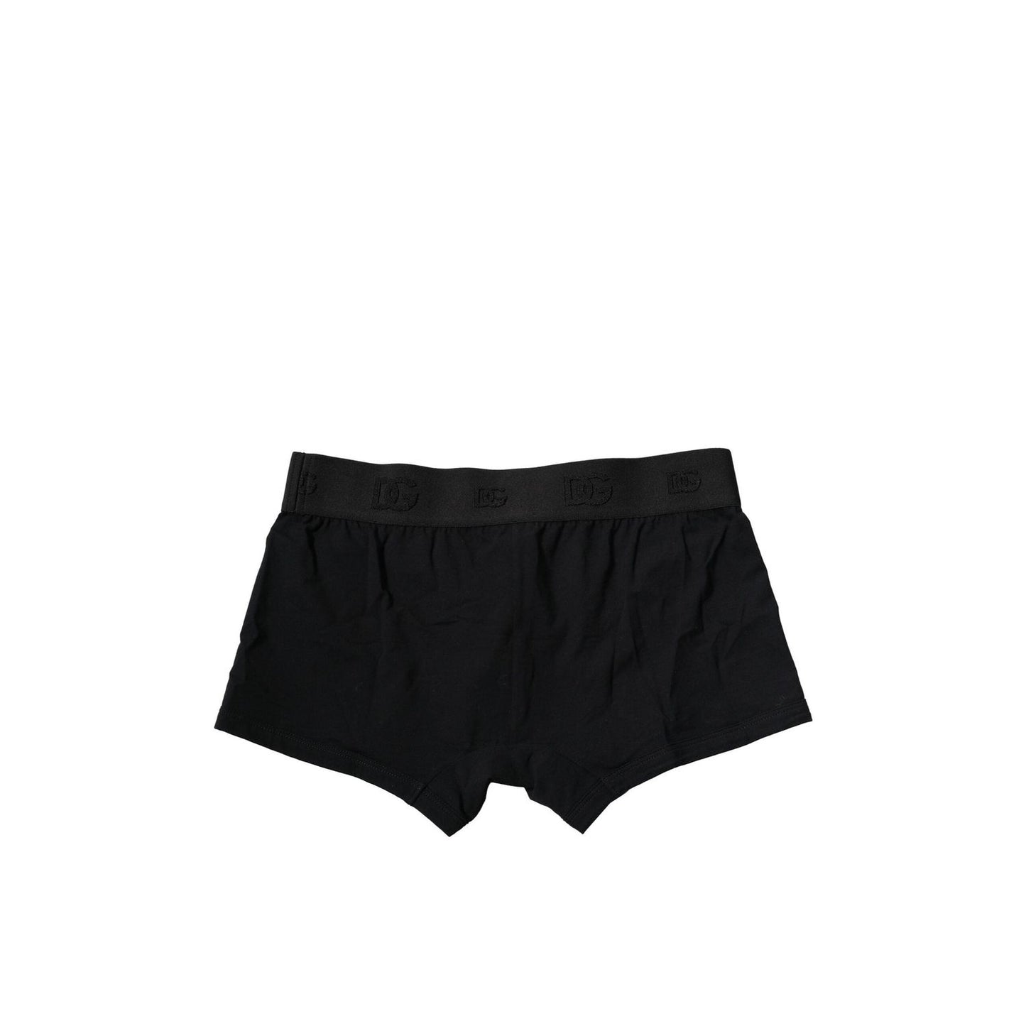 Dolce & Gabbana Black Cotton Stretch Regular Boxer Underwear BIK1275-4
