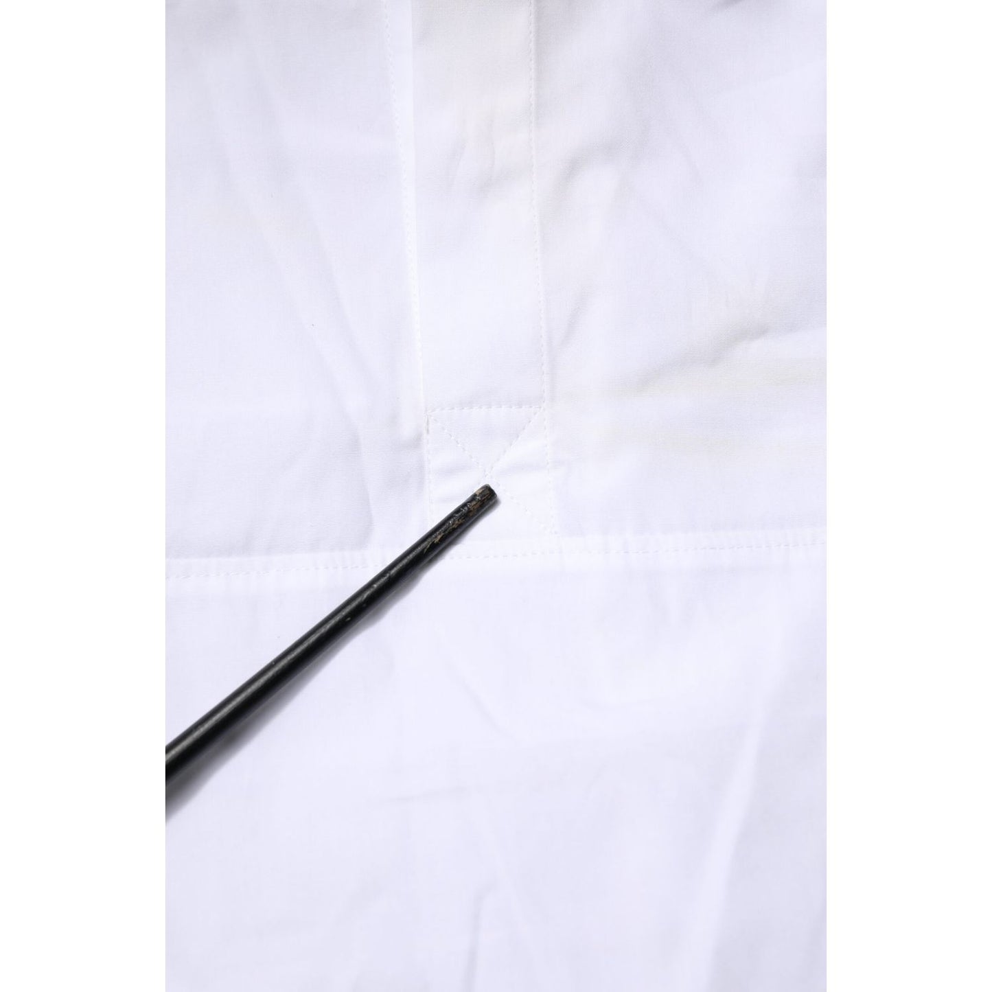 Dolce & Gabbana White Poplin Cotton Formal Men Dress Shirt