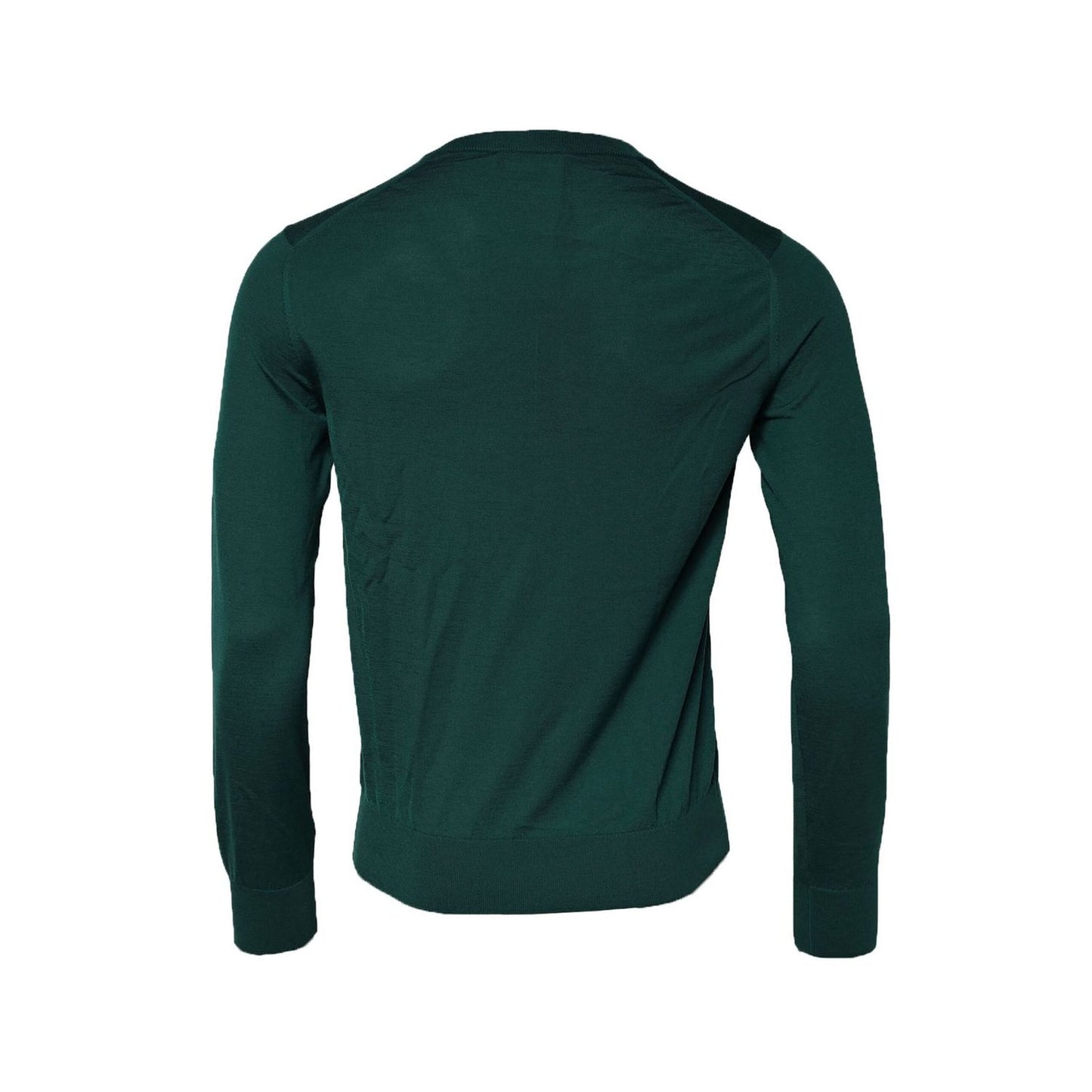 Dolce & Gabbana Green Cashmere Crew Neck Sweatshirt Sweater