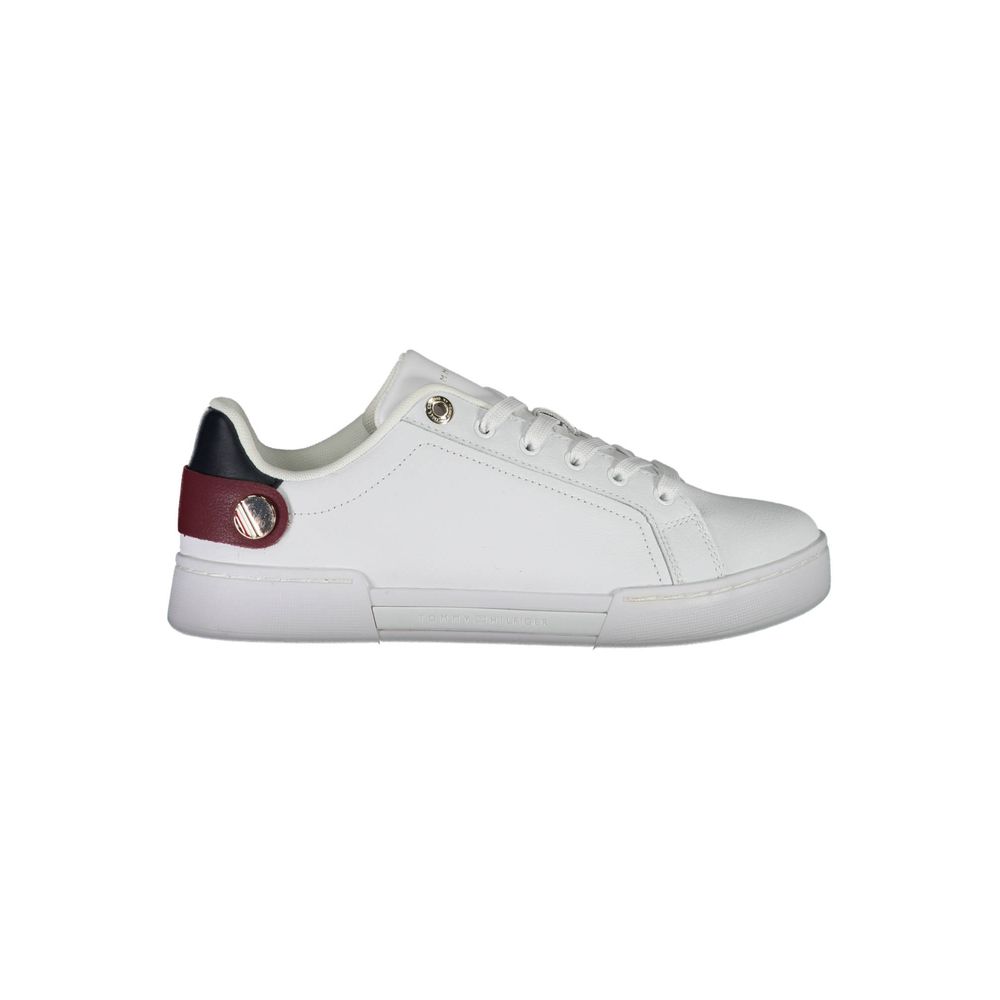 Tommy Hilfiger White Polyester Sneaker