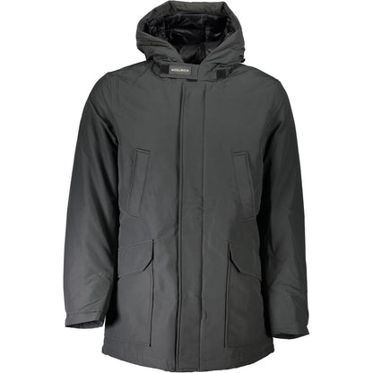 Woolrich Gray Cotton Men Jacket