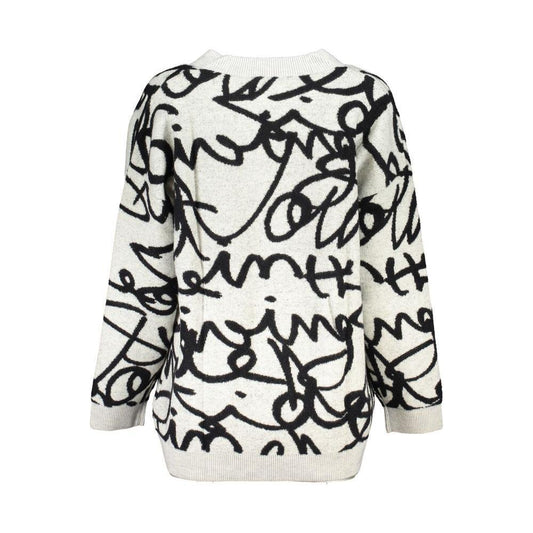 Desigual Chic Contrasting V-Neck Cardigan