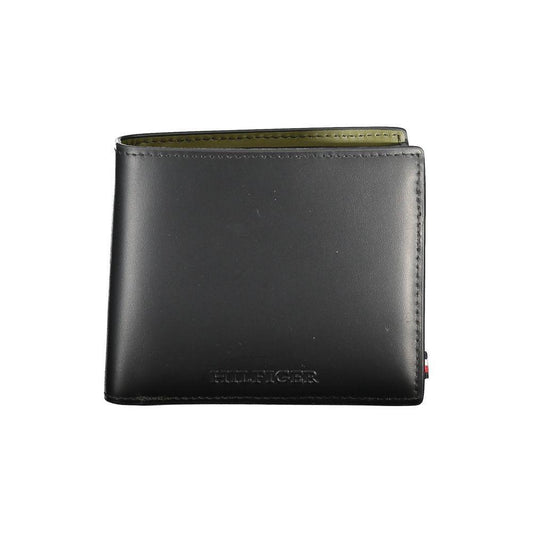Tommy Hilfiger Black Leather Wallet TO-32172