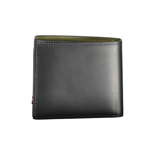 Tommy Hilfiger Black Leather Wallet TO-32172
