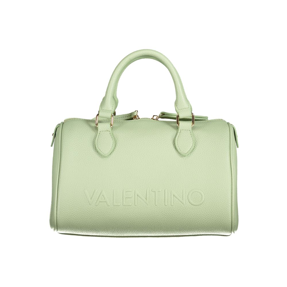 Mario Valentino Green Polyethylene Women Handbag with handles and strap