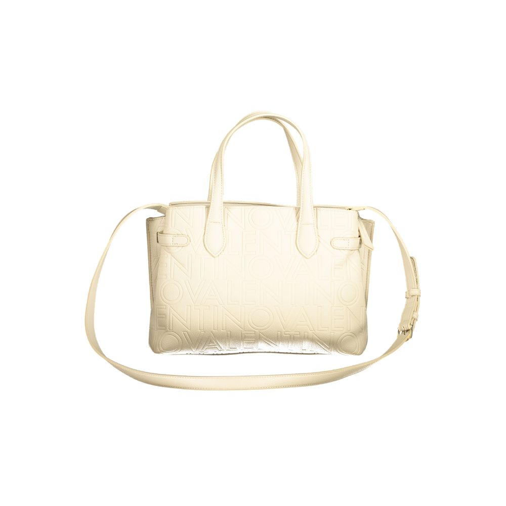 Front view with bag zipped and handles upright.