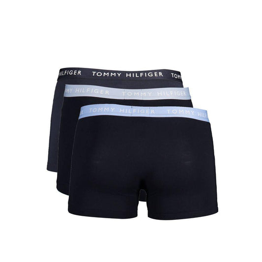Tommy Hilfiger Black Cotton Men Boxer Trio Pack TO-37410-S