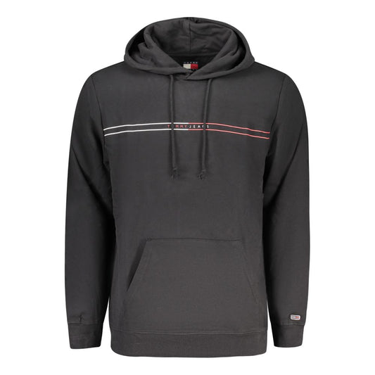 Tommy Hilfiger Black Cotton Men Sweater TO-38443-S