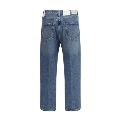 Citizens of Humanity Light Blue Cotton High-Waisted Jean