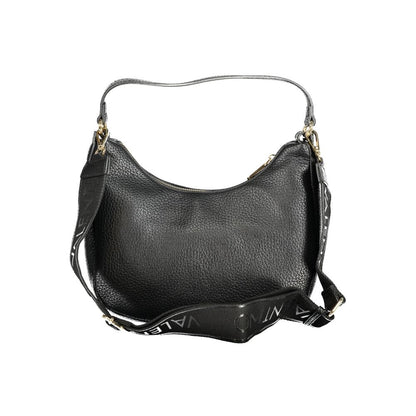 Mario Valentino Black Polyethylene Women Handbag with shoulder strap and zip closure