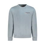 Napapijri Gray Cotton Men Sweater NA-35687-S