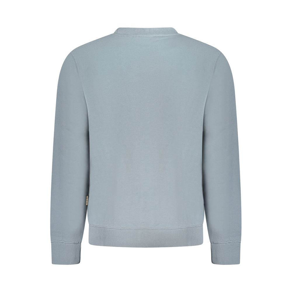 Napapijri Gray Cotton Men Sweater NA-35687-S