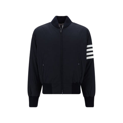 Thom Browne Blue Polyester Bomber