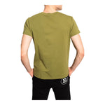 Balmain Green Cotton T-Shirt BA-15484-S