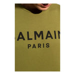 Balmain Green Cotton T-Shirt BA-15484-S