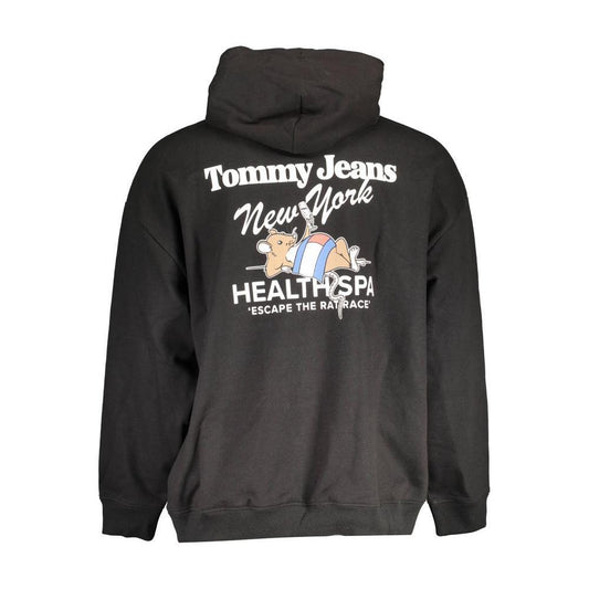 Tommy Hilfiger Black Cotton Men Sweater TO-17189-S