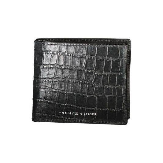 Tommy Hilfiger Black Leather Wallet TO-30745
