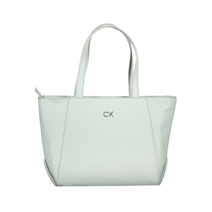 Calvin Klein Blue Polyethylene Handbag