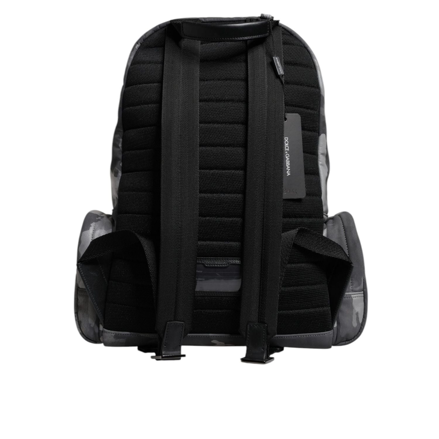 Front view with bag zipped and handles upright.