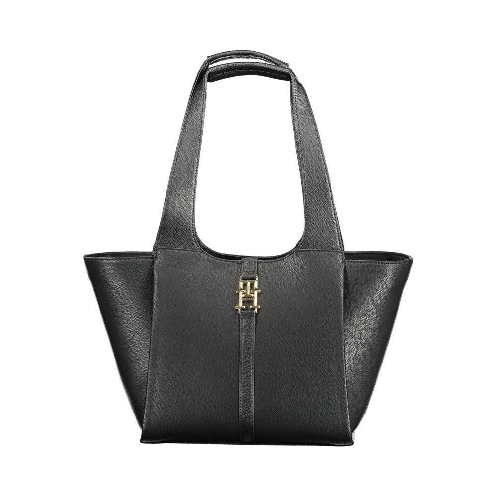 Tommy Hilfiger Black Polyethylene Women Handbag