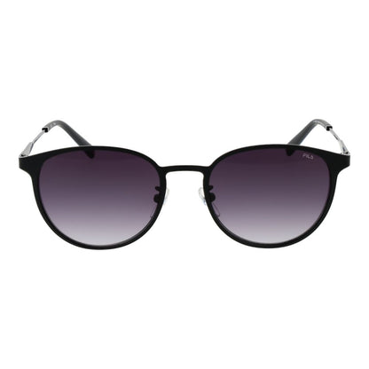 Fila Black Stainless Steel Sunglasses