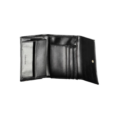 Calvin Klein Black Polyester Women Wallet