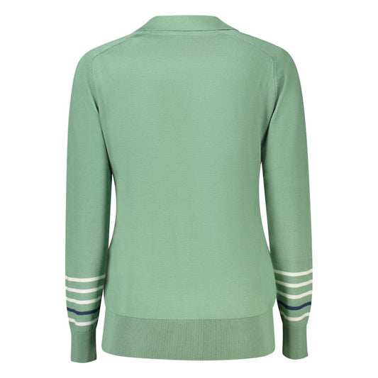 North Sails Green Cotton Women Sweater NO-35971-S