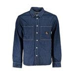 Calvin Klein Blue Cotton Men Jacket