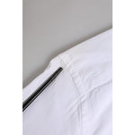 Dolce & Gabbana White Cotton Long Sleeves GOLD Formal Shirt TSH906894-37