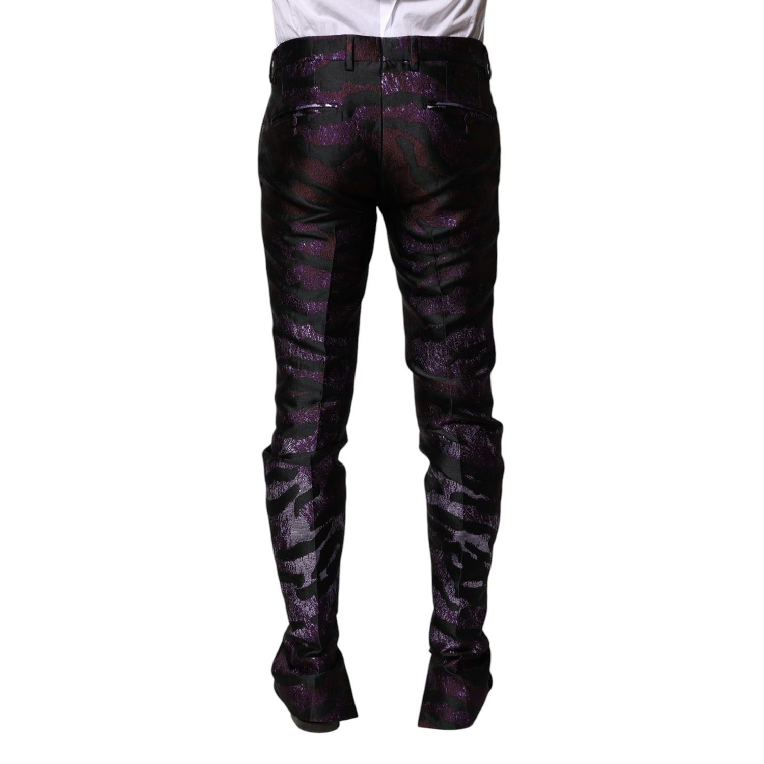 Dolce & Gabbana Multicolor Polyester Patterned Pants