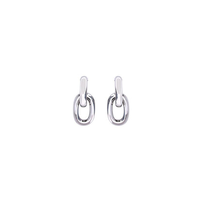 Rabanne Double XL Link Earrings