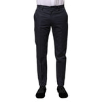 Dolce & Gabbana Dark Blue Cotton Formal Pants PAN76458-44