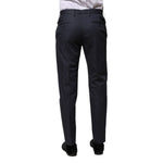 Dolce & Gabbana Dark Blue Cotton Formal Pants PAN76458-44