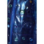 Dolce & Gabbana Blue Crystal Hooded Raincoat Jacket JKT4087-46